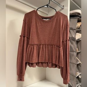 WORN ONCE Altard State cropped sweater